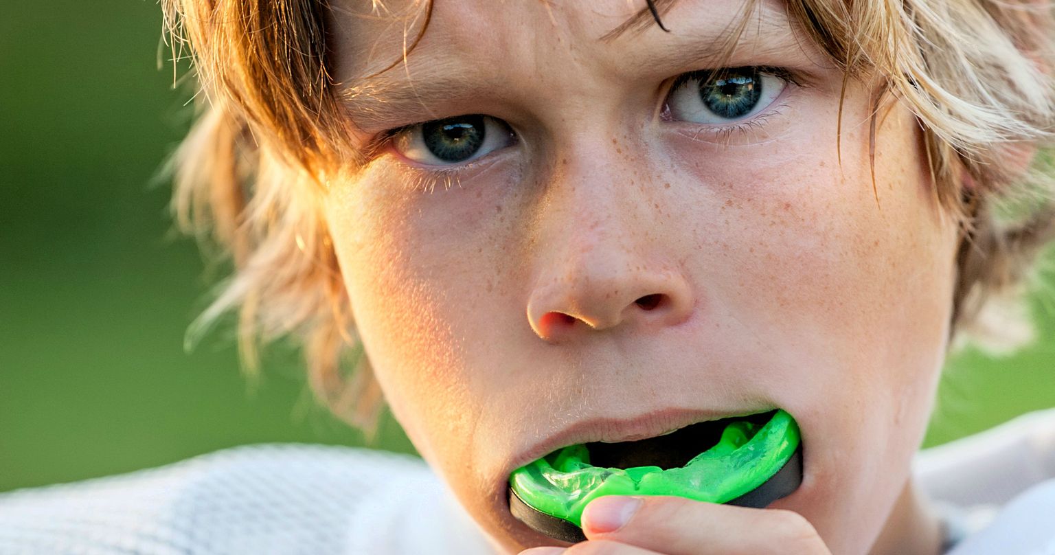 mouth guards are excellent protection for teeth